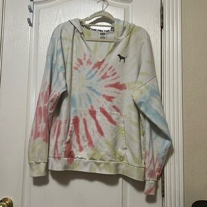 PINK vs tie dye hoodie